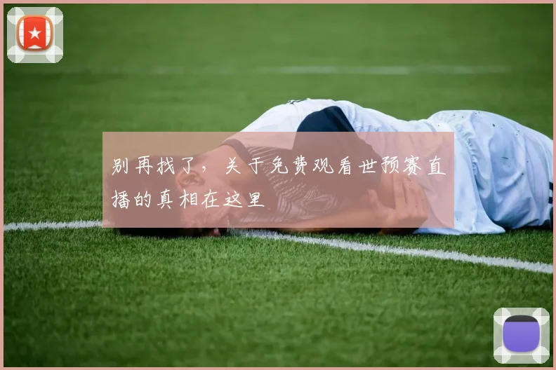 别再找了,关于免费观看世预赛直播的真相在这里