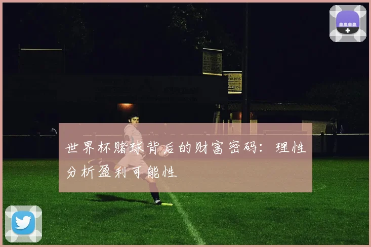 世界杯赌球背后的财富密码:理性分析盈利可能性